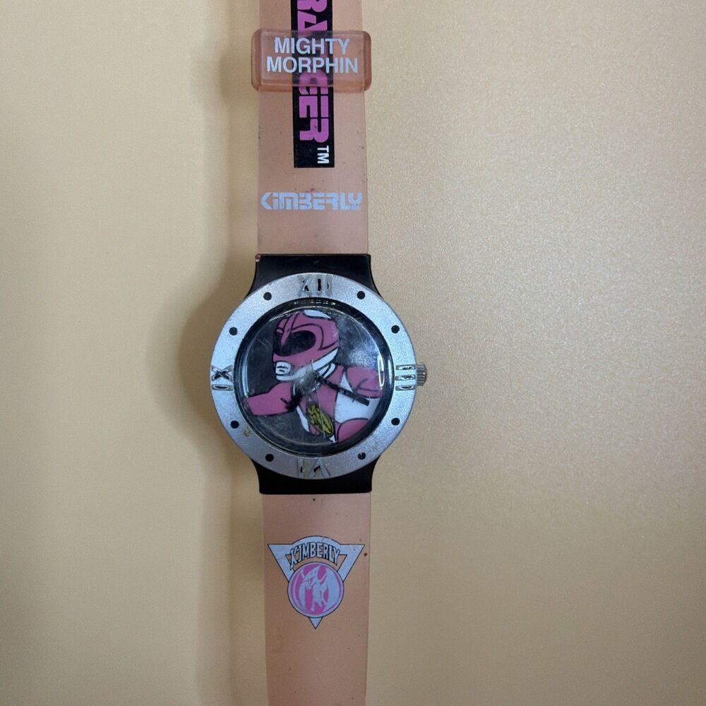 Power Rangers Mighty Morphin Watch Pink New Battery